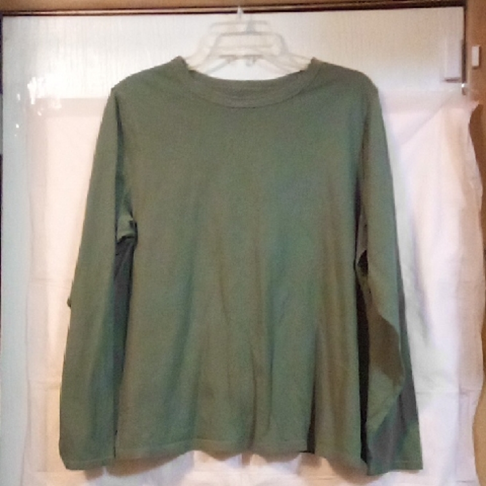 Old Navy Olive Long Sleeve Top